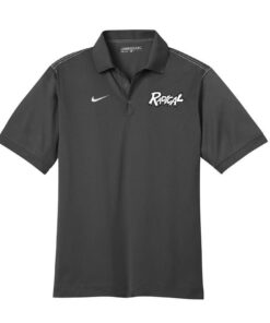 Radical Slant Nike Flint Grey Dri-FIT Sport Swoosh Coolwick Polo