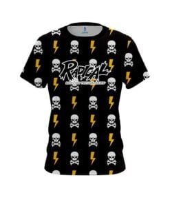 Radical Lightning Skull CoolWick Bowling Jersey