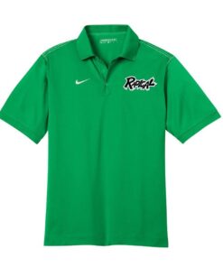 Radical Slant Nike Lucky Green Dri-FIT Sport Swoosh Coolwick Polo