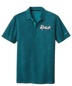 Radical Navy Blue Nike Dri-FIT Crosshatch Coolwick Bowling Polo