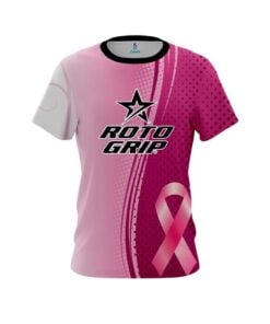 Roto Grip Breast Cancer Pink Swirls CoolWick Bowling Jersey
