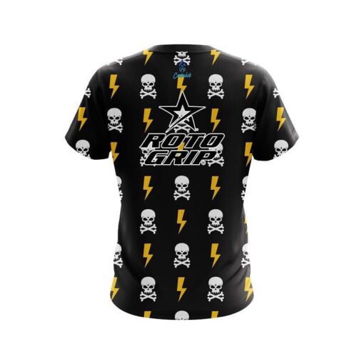 Roto Grip Lightning Skull CoolWick Bowling Jersey - Image 2