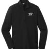 Motiv Men's Venom Black 1/4 Zip Tri-Blend Wicking Pullover