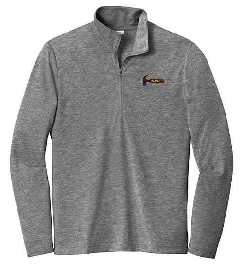 Hammer Men's Web 1/4 Zip Tri-Blend Wicking Pullover