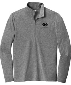 Motiv Men's Venom Grey 1/4 Zip Tri-Blend Wicking Pullover