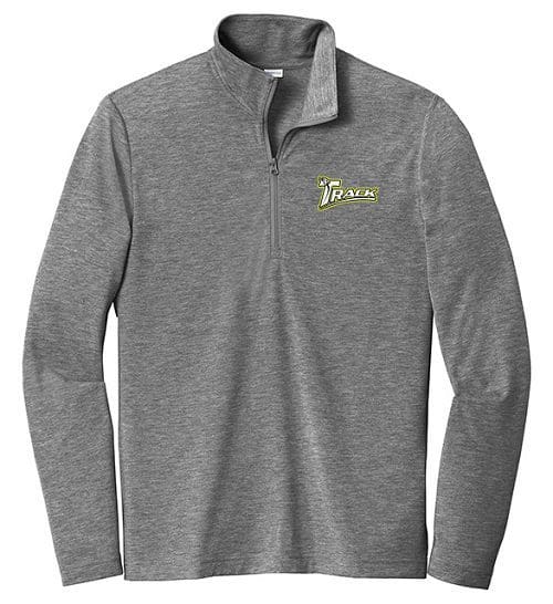 Track Men's TactiX 1/4 Zip Tri-Blend Wicking Pullover