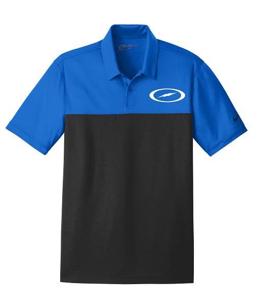 Storm Blue Sapphire Nike Coolwick Dri-FIT Micro Pique Polo