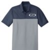 Storm Navy Grey Nike Coolwick Dri-FIT Micro Pique Polo