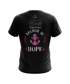 Alternative view of Storm Breast Cancer Anchor Fighter CoolWick Bowling Jersey