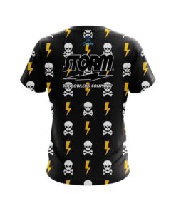 Alternative view of Storm Lightning Skull CoolWick Bowling Jersey