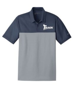 Track Navy Grey Nike Coolwick Dri-FIT Micro Pique Polo