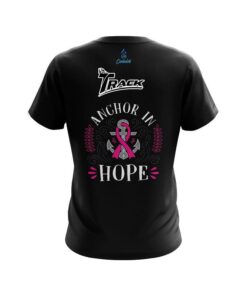 Alternative view of Track Breast Cancer Anchor Fighter CoolWick Bowling Jersey