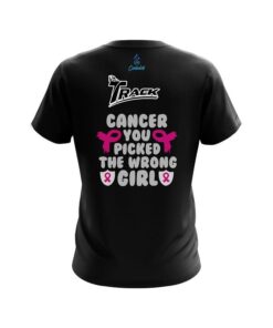 Alternative view of Track Breast Cancer Fight Back CoolWick Bowling Jersey