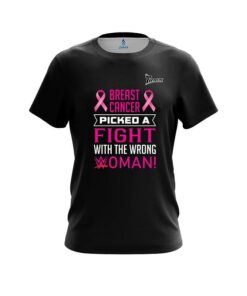 Track Breast Cancer Smack Down CoolWick Bowling Jersey