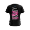 Track Breast Cancer Strength CoolWick Bowling Jersey - Image 2