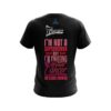 Track Breast Cancer Superwoman CoolWick Bowling Jersey - Image 2