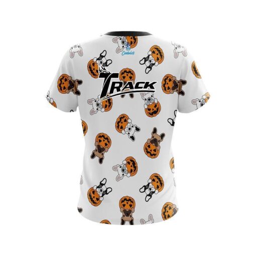 Track Pumpkin Puppy Patch CoolWick Bowling Jersey - Image 2
