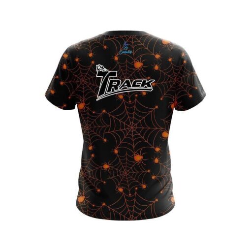 Track Spider Web Madness CoolWick Bowling Jersey - Image 2