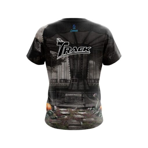 Track Spooky Carnival Carousel CoolWick Bowling Jersey - Image 2