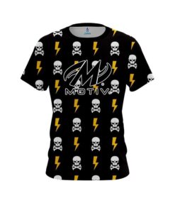Motiv Lightning Skull CoolWick Bowling Jersey