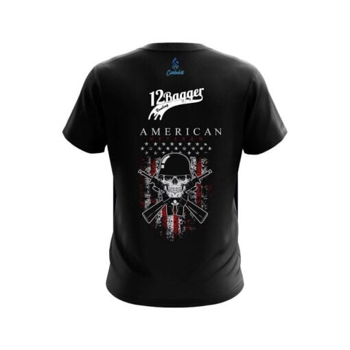 12Bagger American Veteran CoolWick Bowling Jersey - Image 2