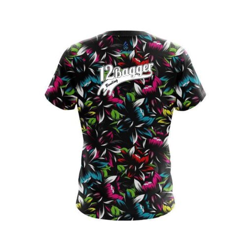 12Bagger Flower Bloom CoolWick Bowling Jersey - Image 2
