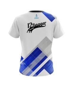 Alternative view of 12Bagger Flyer Blue CoolWick Bowling Jersey