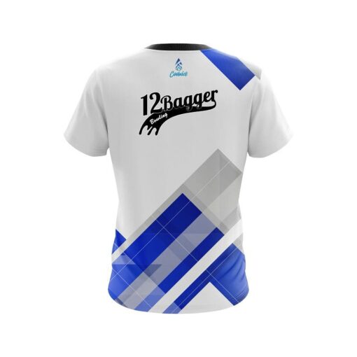 12Bagger Flyer Blue CoolWick Bowling Jersey - Image 2