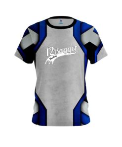 12Bagger Iron Blue CoolWick Bowling Jersey