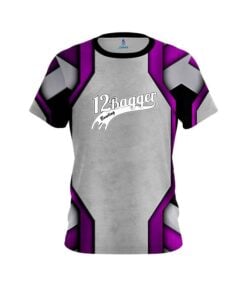 12Bagger Iron Purple CoolWick Bowling Jersey