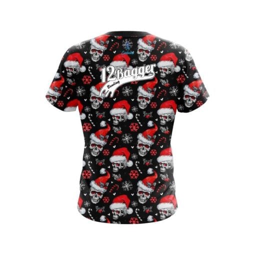 12Bagger Jolly Sugar Skull CoolWick Bowling Jersey - Image 2