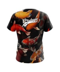 Alternative view of 12Bagger Koi Pond CoolWick Bowling Jersey