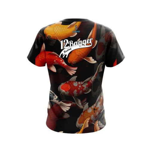 12Bagger Koi Pond CoolWick Bowling Jersey - Image 2