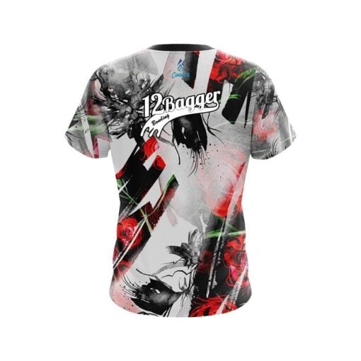 12Bagger Life Rose CoolWick Bowling Jersey - Image 2