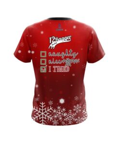 Alternative view of 12Bagger Naughty Or Nice CoolWick Bowling Jersey