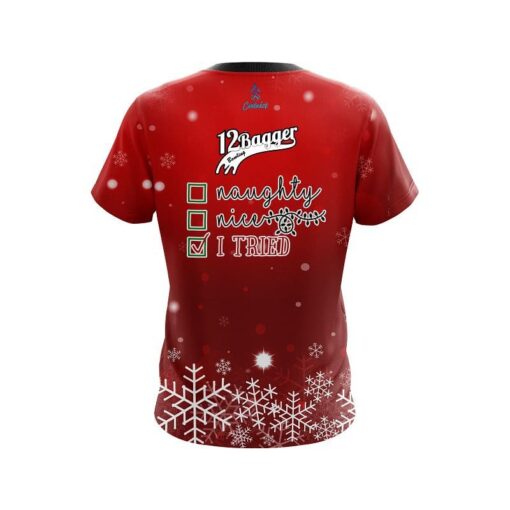 12Bagger Naughty Or Nice CoolWick Bowling Jersey - Image 2