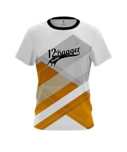 12Bagger Racing Orange CoolWick Bowling Jersey