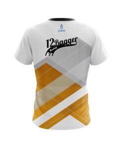 Alternative view of 12Bagger Racing Orange CoolWick Bowling Jersey