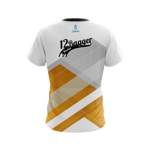 12Bagger Racing Orange CoolWick Bowling Jersey - Image 2