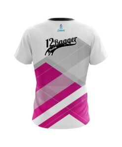Alternative view of 12Bagger Racing Pink CoolWick Bowling Jersey