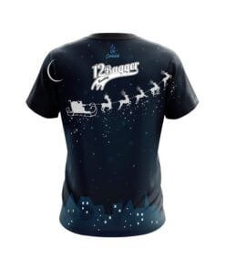 Alternative view of 12Bagger Santa Express CoolWick Bowling Jersey