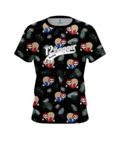 12Bagger Sloths Christmas Time CoolWick Bowling Jersey