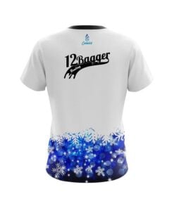 Alternative view of 12Bagger Snowflake Season CoolWick Bowling Jersey