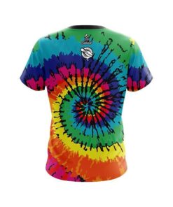Alternative view of 12Bagger Tye Dye CoolWick Bowling Jersey