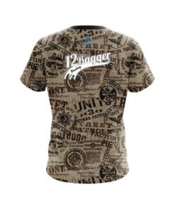 Alternative view of 12Bagger Urban Military Grunge CoolWick Bowling Jersey