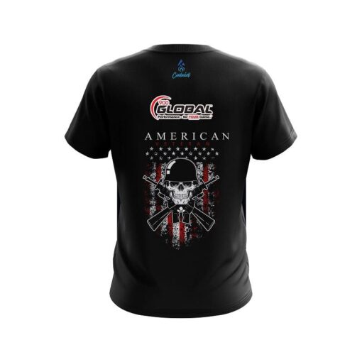 900 Global American Veteran CoolWick Bowling Jersey - Image 2