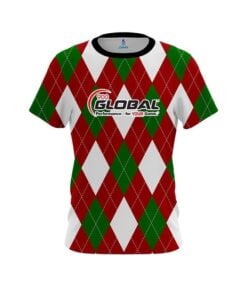 900 Global Argyle Green CoolWick Bowling Jersey