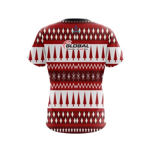 900 Global Christmas Spirit CoolWick Bowling Jersey - Image 2