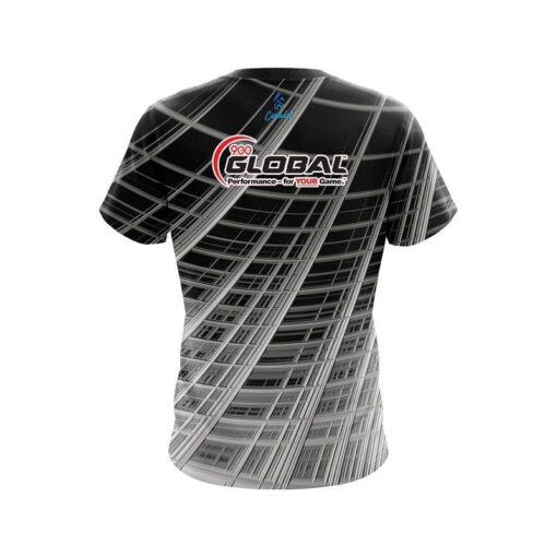 900 Global Chrome Wavy Dimension CoolWick Bowling Jersey - Image 2