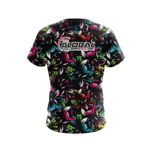 900 Global Flower Bloom CoolWick Bowling Jersey - Image 2
